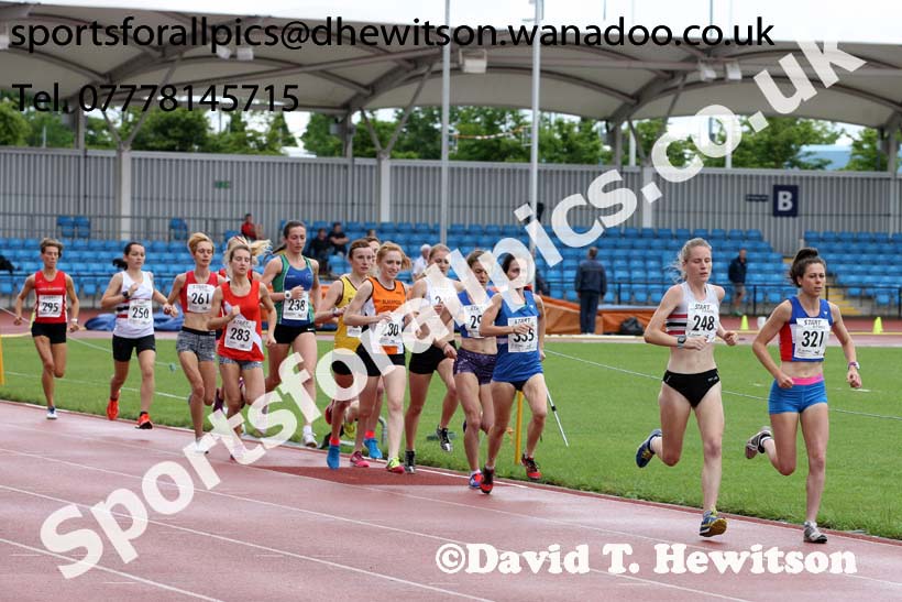 Senior womens 5000 metres, Northern Championships, Sport City, Manchester. Photo: David T. Hewitson/Sports for All Pics